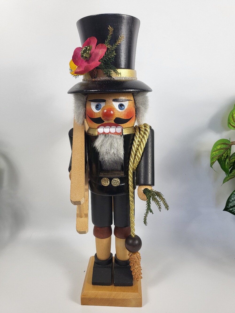 Steinbach/Volkskunst Chimney Sweep Nutcracker - Original Germany Vintage 15"